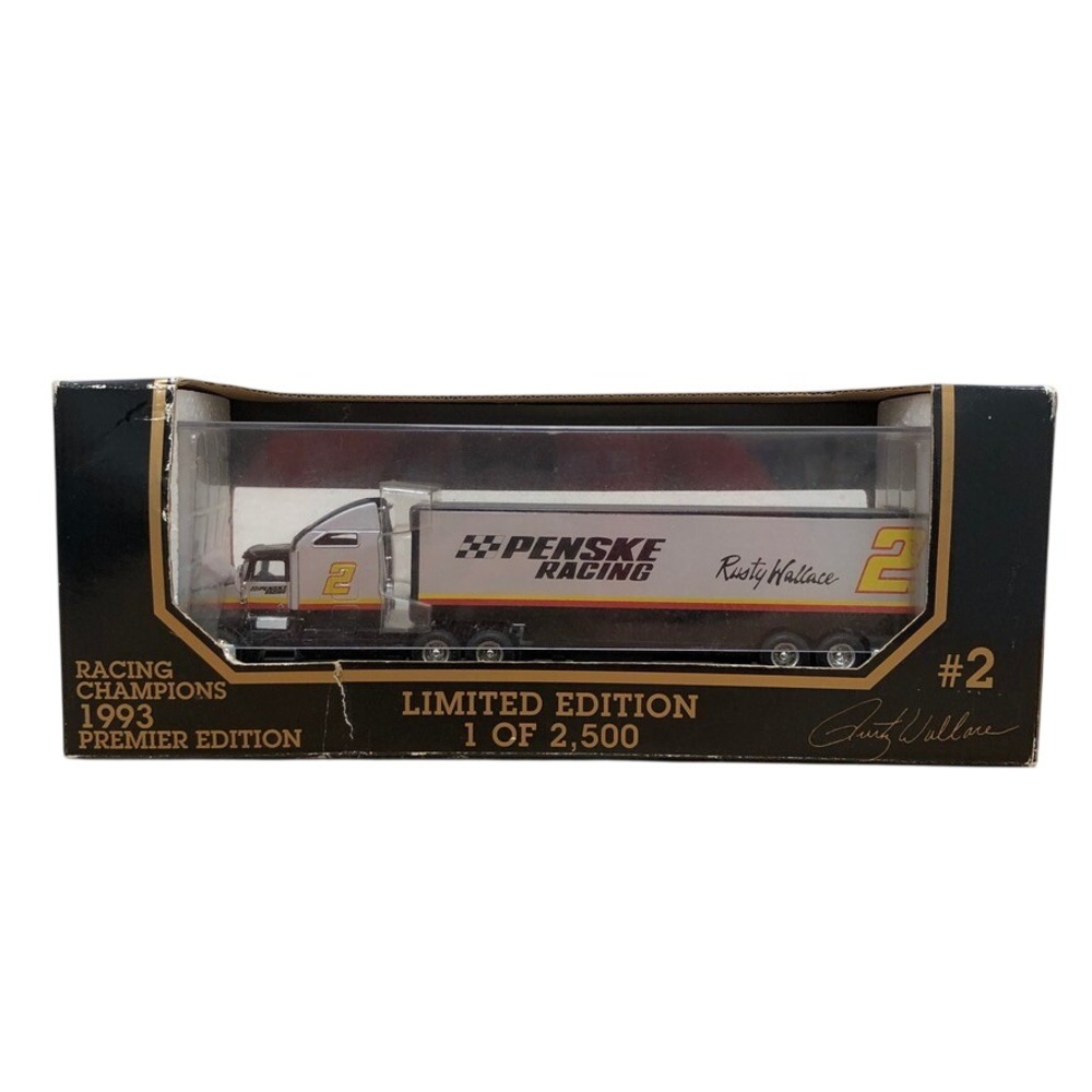 Racing Champions Die Cast Transporter 1:64 Silver Penske Rusty Wallace #2